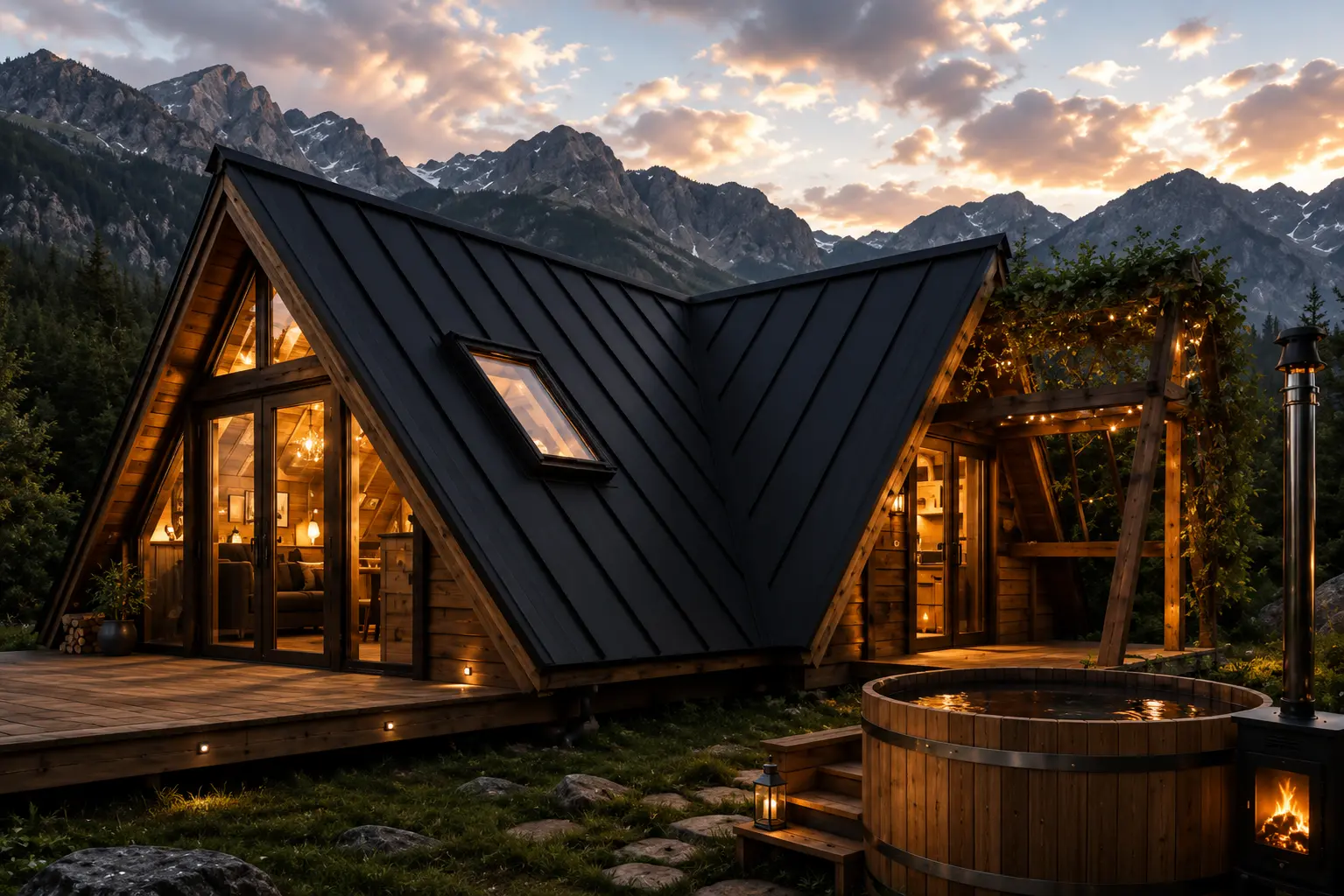 Mountain A-Frame Cabin